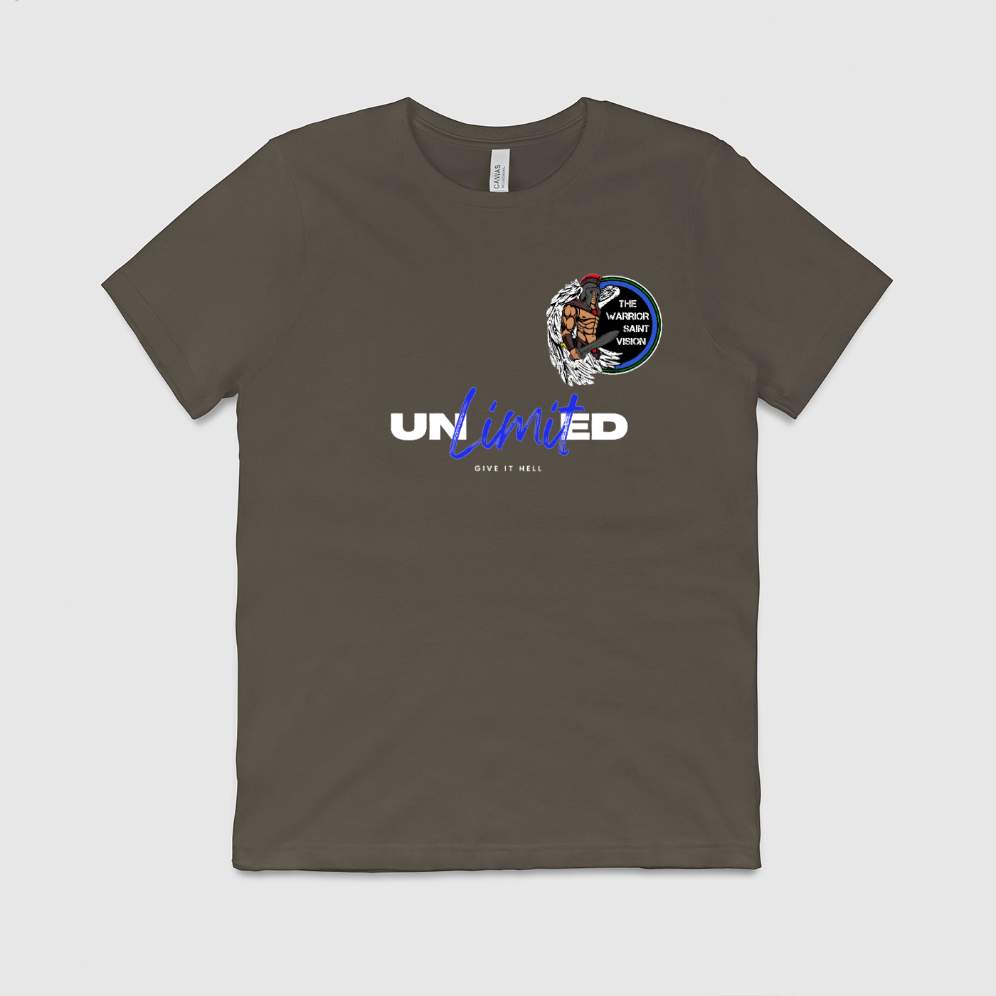 Unlimited Blue Line Mens Crew Tee