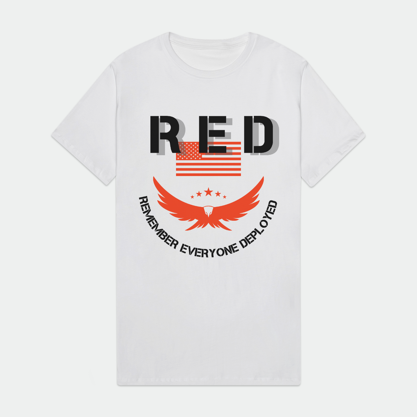 RED Eagle Mens Premium Tee