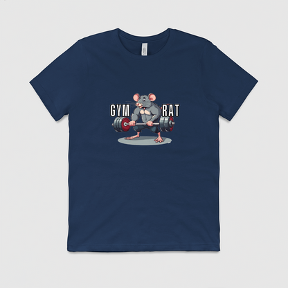 Gym Rat Mens Crew Tee, Bella + Canvas