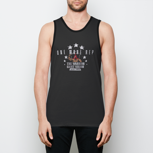 OMR Black Mens Binded Tank Top