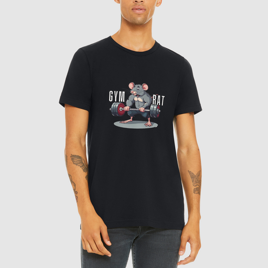Gym Rat Mens Crew Tee, Bella + Canvas