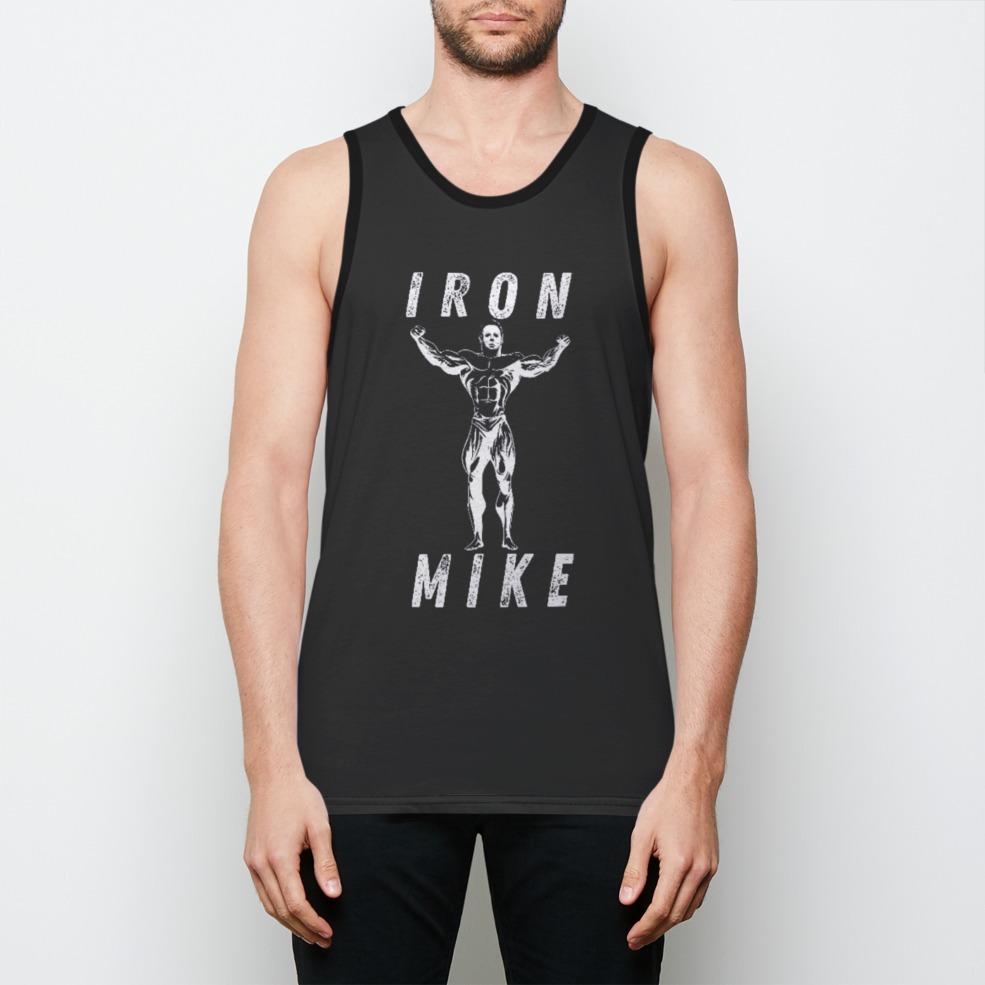 Iron Mike Mens Binded Tank Top