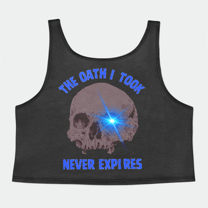 The Oath Womens Crop Tank Top