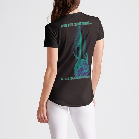 Thin Green Line Stay Dry Womens Crew Tee