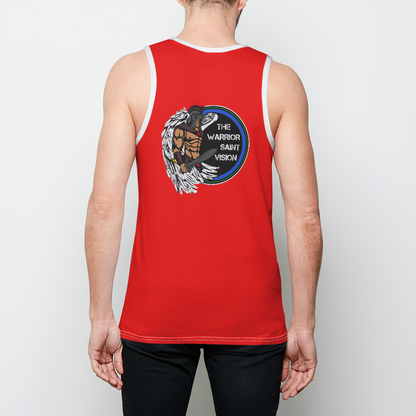 ST RED Mens Binded Tank Top
