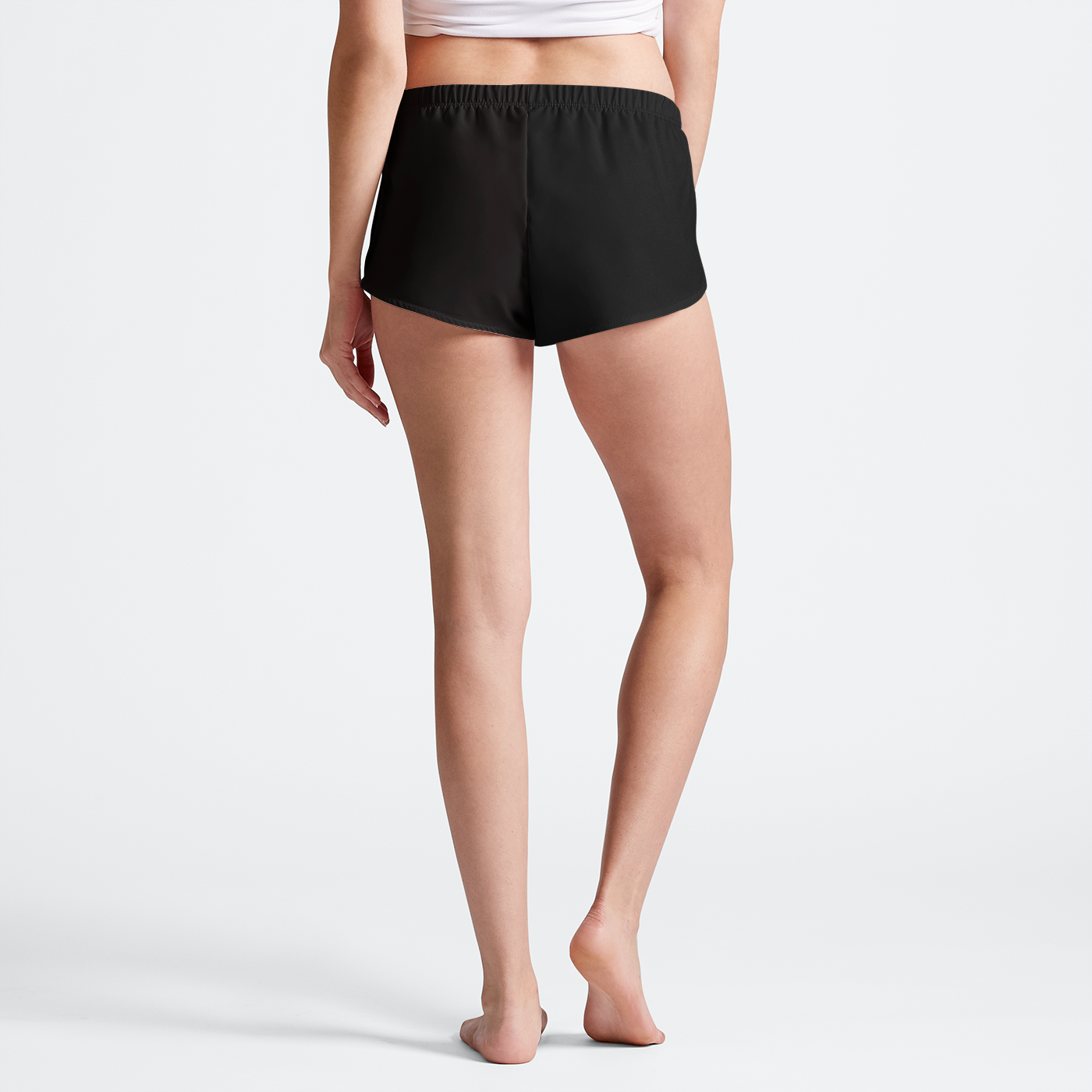 Black  Womens Running Shorts