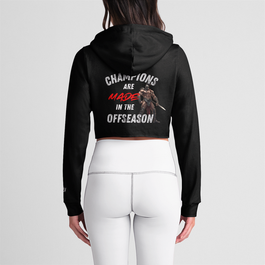 Offseason Womens Crop Hoodie