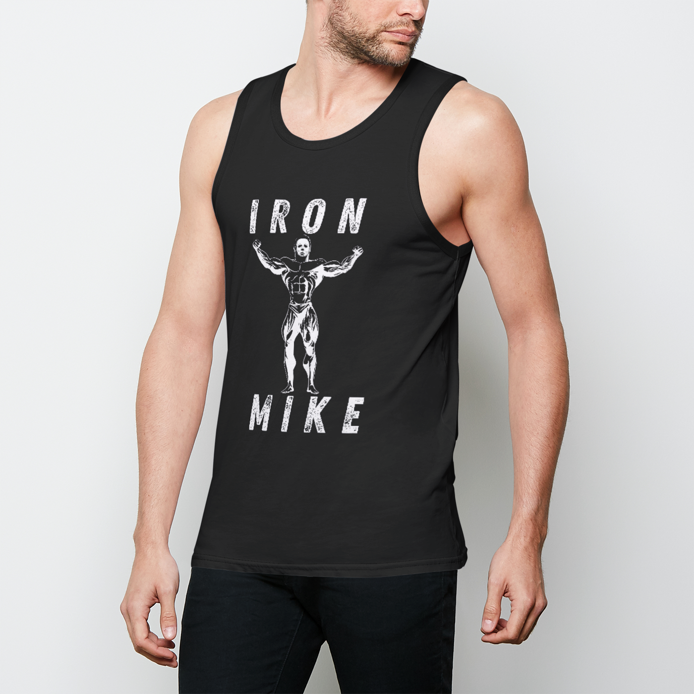 Iron Mike Mens Binded Tank Top