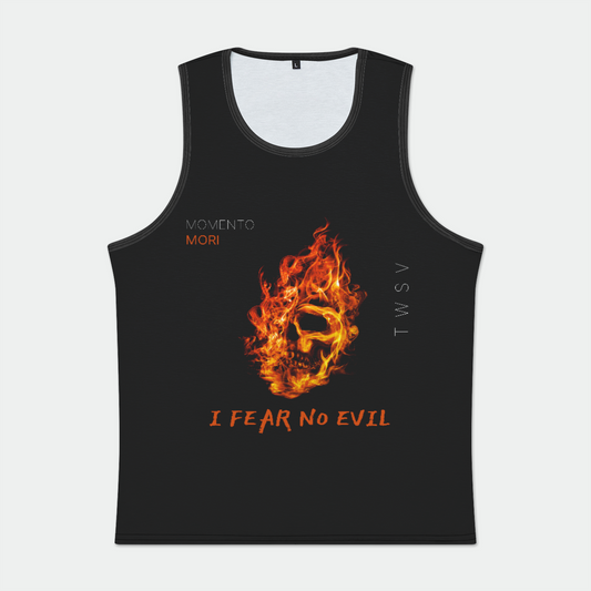 Fear No Evil Basic Edition Mens Binded Tank Top