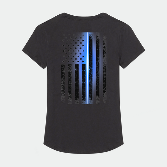 Thin Blue Line Womens Premium Tee