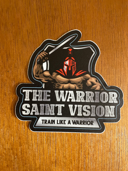 TRAIN LIKE A WARRIOR STICKER