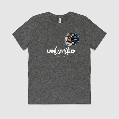 Unlimited White Line Mens Crew Tee