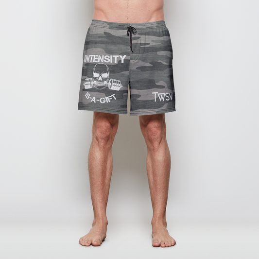 Intensity Camo Mens Swim Trunks w/ Lining