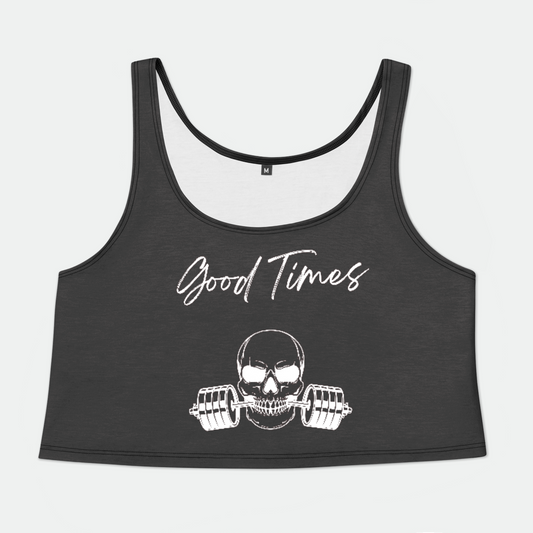 Good Times Womens Crop Tank Top