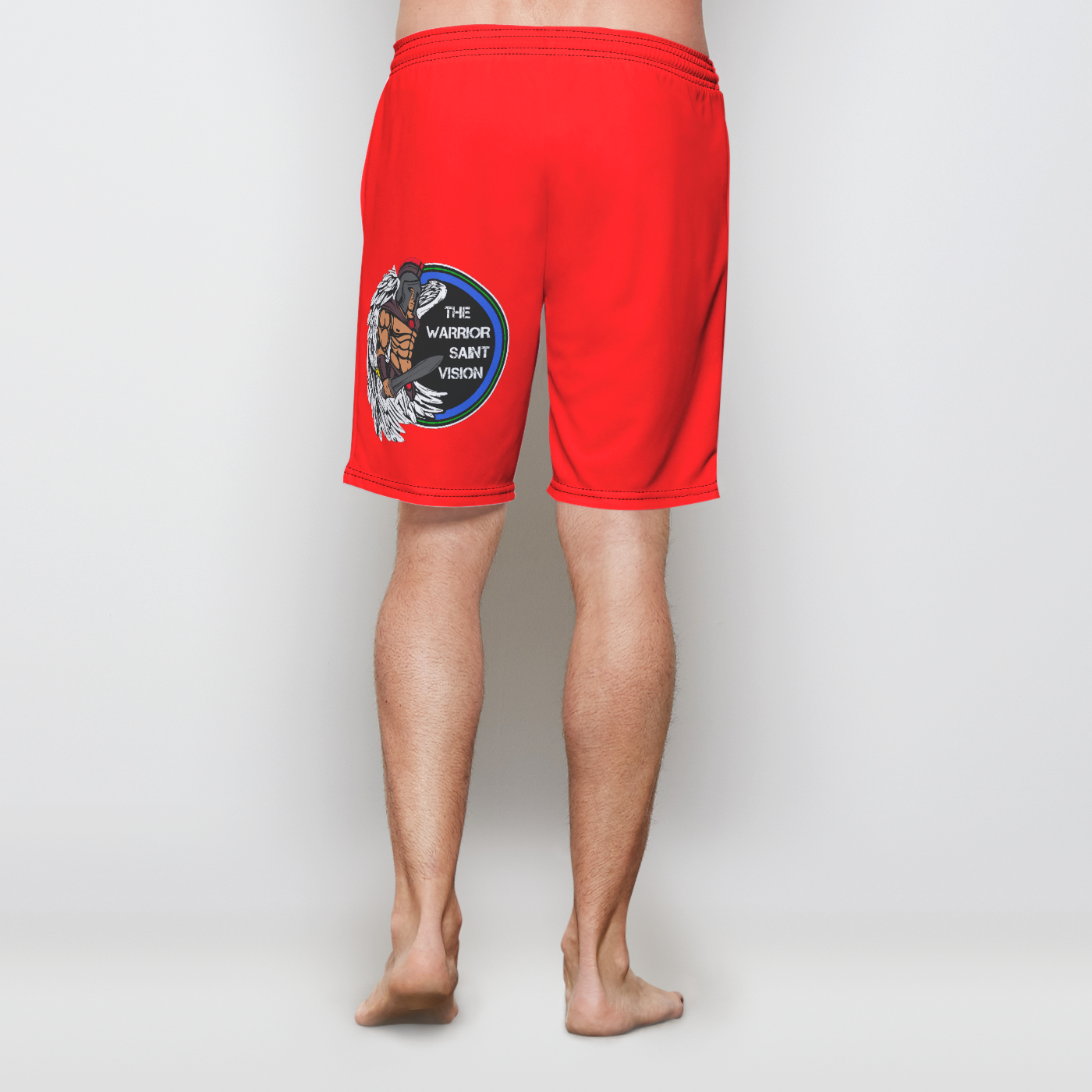 RED Mens Athletic Short