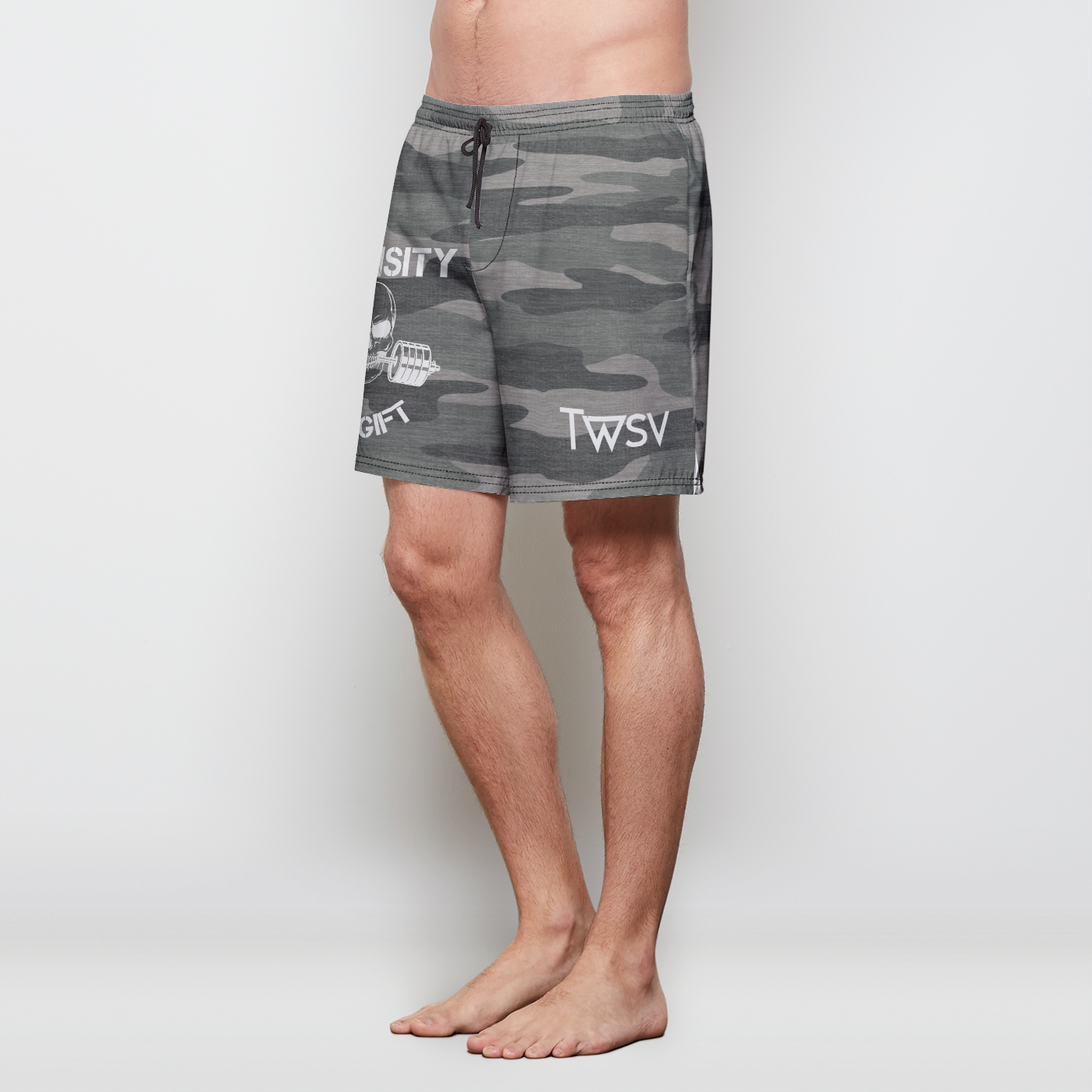 Intensity Camo Mens Swim Trunks