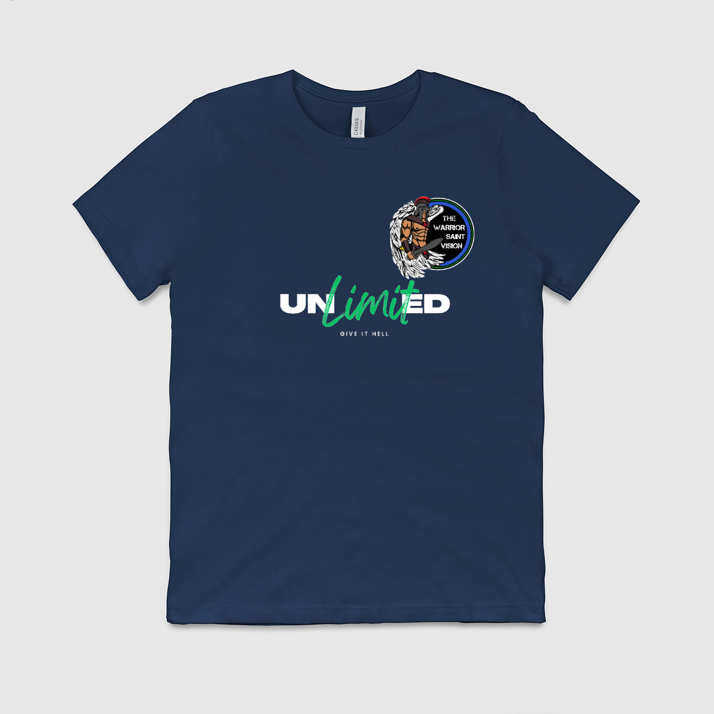 Unlimited Green Line Mens Crew Tee