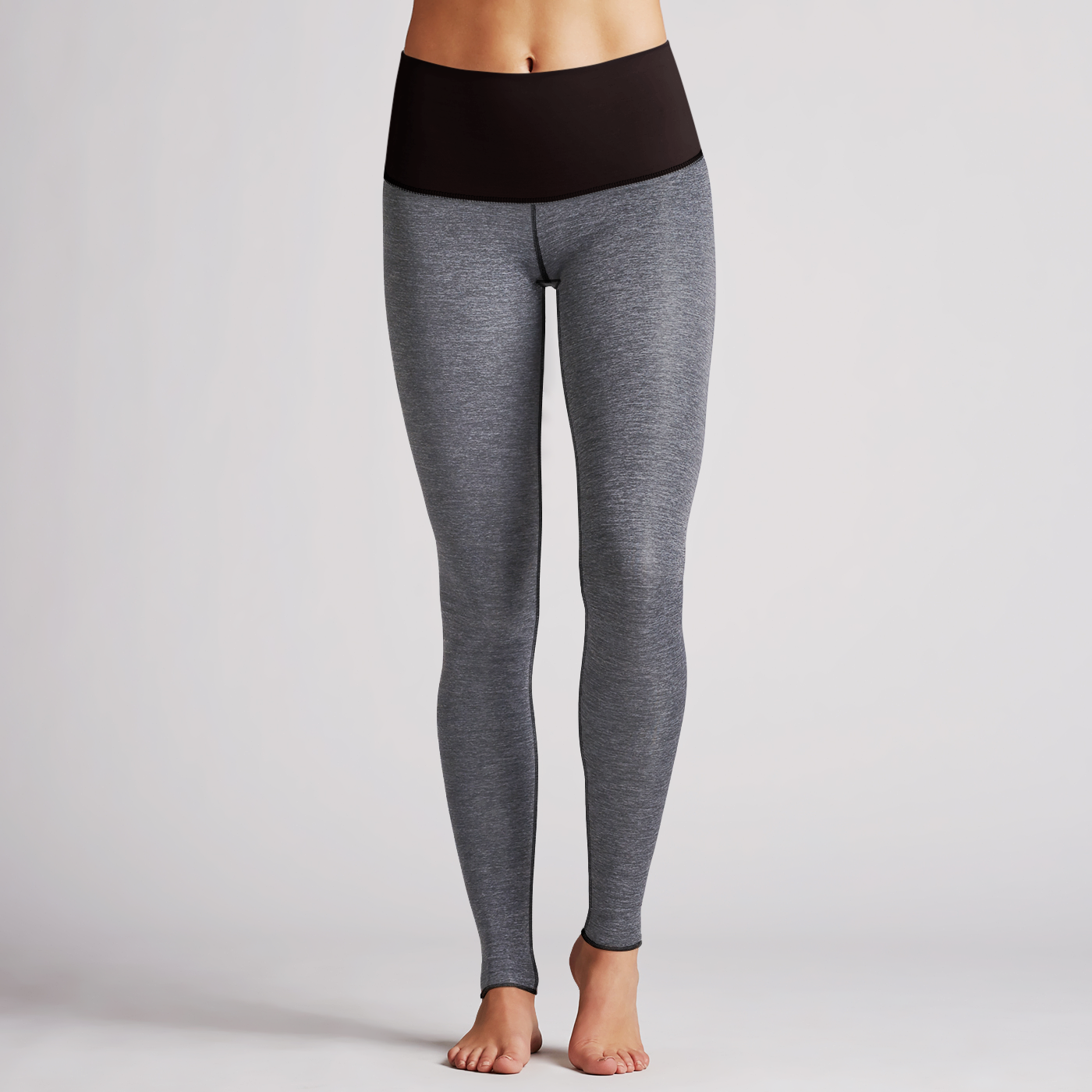 Black High Waist Reversible Legging