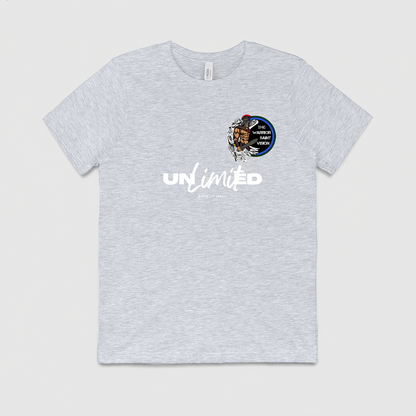 Unlimited White Line Mens Crew Tee