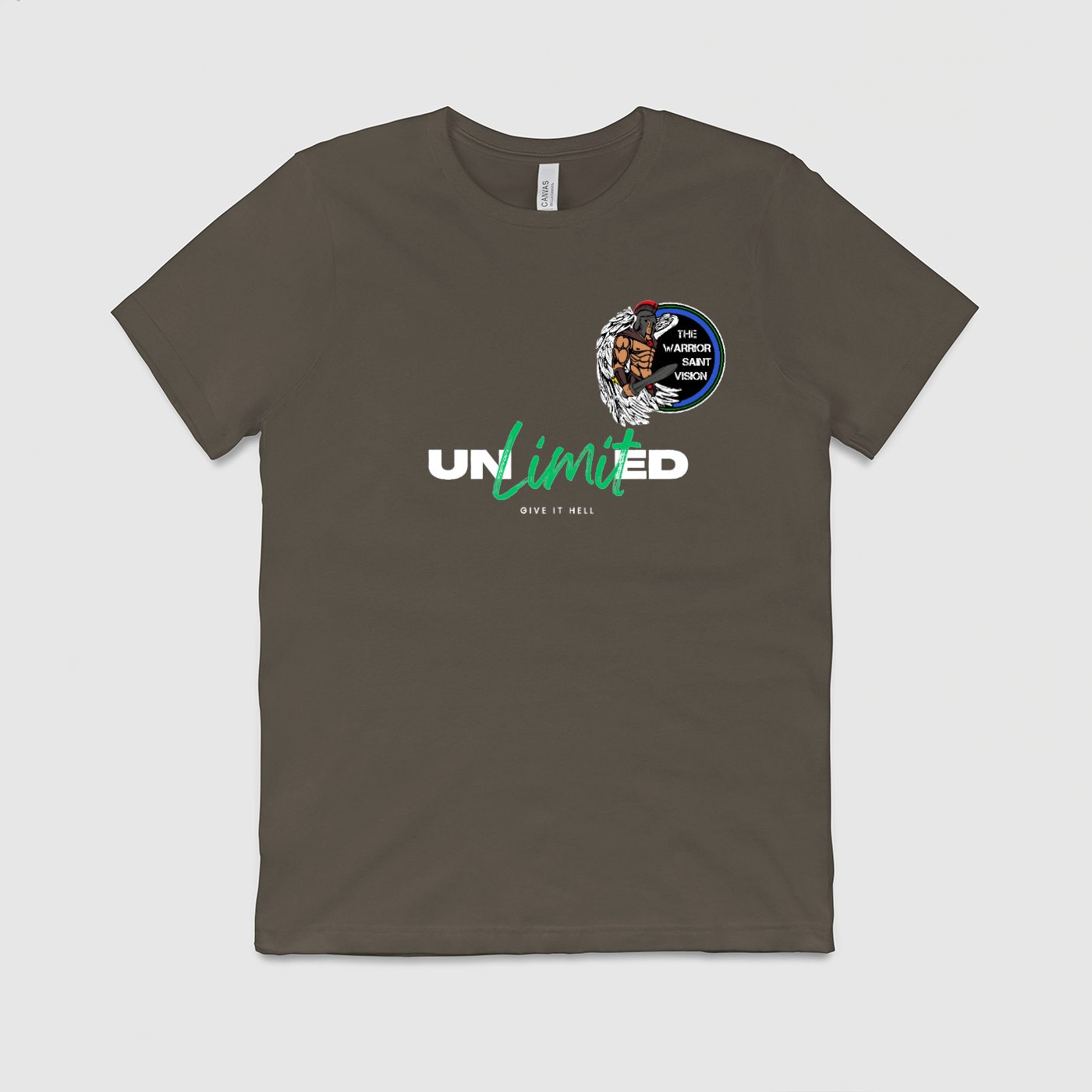 Unlimited Green Line Mens Crew Tee