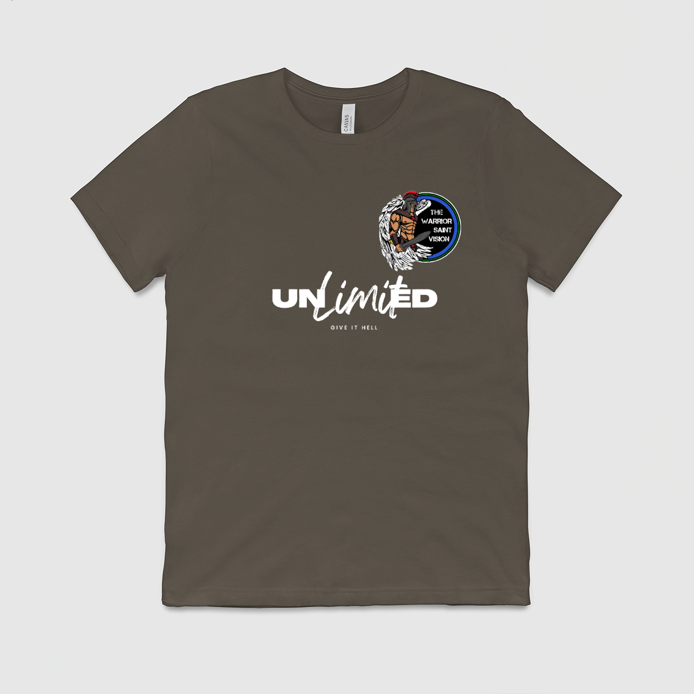 Unlimited White Line Mens Crew Tee